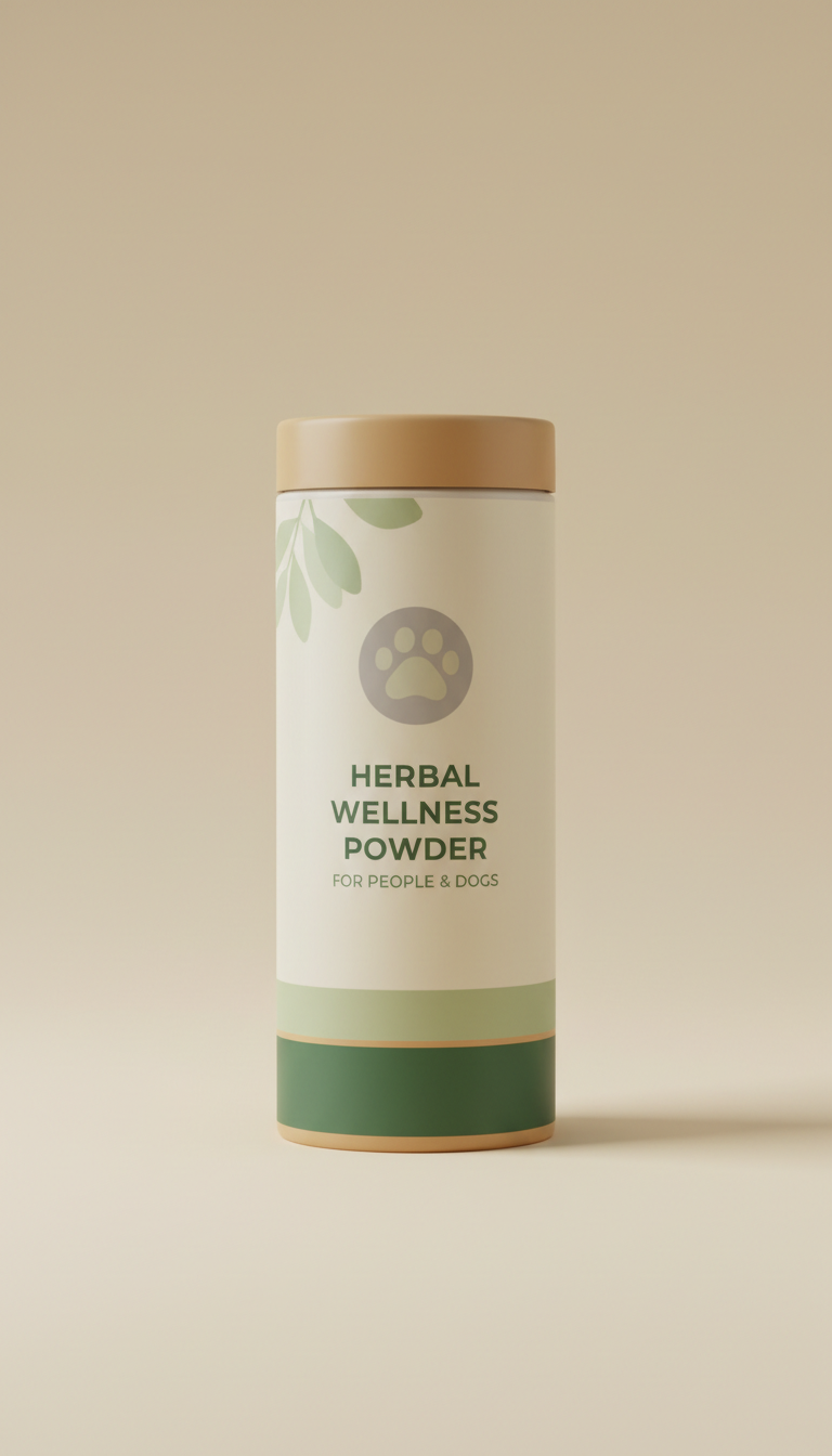 Herbal wellness powder for morning vitality